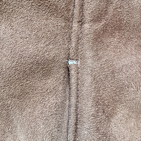 Boden Faux Shearling Suede Coat Camel Brown Sherpa Lined Jacket Women’s Size 2 - Picture 10 of 10